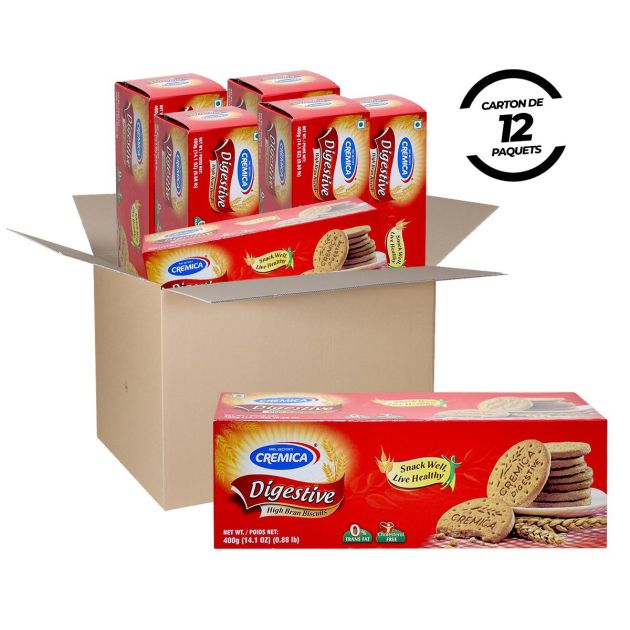 carton de 12 paquets de biscuit